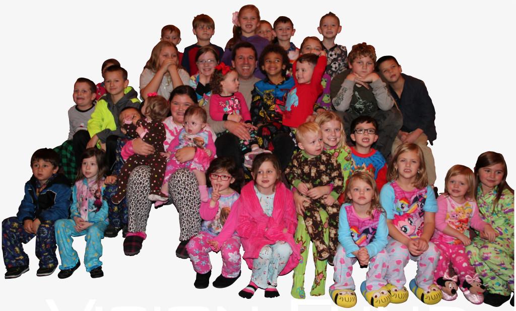 Children with Pastor